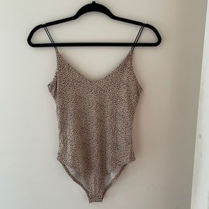 NWOT Leopard Bodysuit